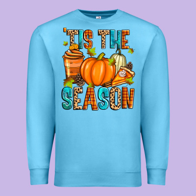 'tis The Season Fall Premium Sweatshirt Designed By Zillion Design Studio