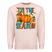 Pale Pink 'tis the season fall Premium Sweatshirt - Zillion Design Studio