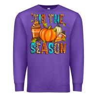 Purple 'tis the season fall Premium Sweatshirt - Zillion Design Studio