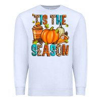 White 'tis the season fall Premium Sweatshirt - Zillion Design Studio