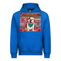 Cobalt british bulldog floral serape tumbler Urban Hoodie - Artiststas