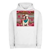 Pigment Lunar Rock british bulldog floral serape tumbler Urban Hoodie - Artiststas
