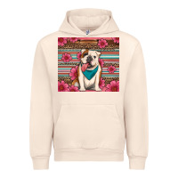 Sandshell british bulldog floral serape tumbler Urban Hoodie - Artiststas