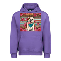 Tulip british bulldog floral serape tumbler Urban Hoodie - Artiststas