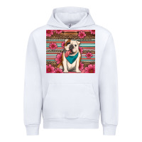 White british bulldog floral serape tumbler Urban Hoodie - Artiststas