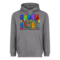 Color Outside The Lines Autism Awareness Heavyweight Hoodie | Teevron