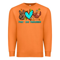Carrot peace love thanksgiving Premium Sweatshirt - Zillion Design Studio