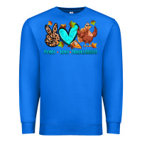 True Royal peace love thanksgiving Premium Sweatshirt - Zillion Design Studio