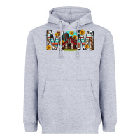 Heather Grey barn mom western mother s day Heavyweight Hoodie - texasbilliewilder
