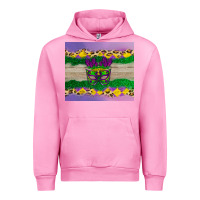 Fuchsia Pink mardi gras mask Urban Hoodie - AdoDesignShop
