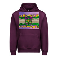 Mauve Wine mardi gras mask Urban Hoodie - AdoDesignShop