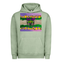 Pigment Oil Green mardi gras mask Urban Hoodie - AdoDesignShop
