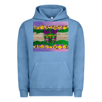 Pigment Pebble Blue mardi gras mask Urban Hoodie - AdoDesignShop