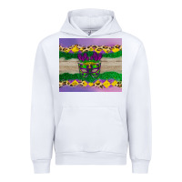 White mardi gras mask Urban Hoodie - AdoDesignShop