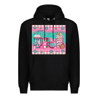 Black pink christmas coffee Premium Hoodie - Jasminsmagicworld