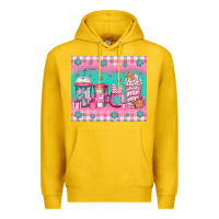 Lemon pink christmas coffee Premium Hoodie - Jasminsmagicworld