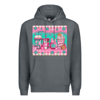 Rock pink christmas coffee Premium Hoodie - Jasminsmagicworld