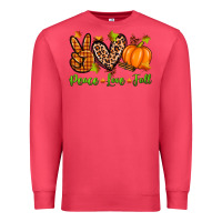 Cardinal peace love fall Premium Sweatshirt - Zillion Design Studio