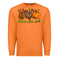 Carrot peace love fall Premium Sweatshirt - Zillion Design Studio