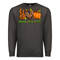 Smoke peace love fall Premium Sweatshirt - Zillion Design Studio