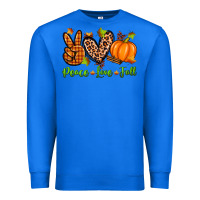 True Royal peace love fall Premium Sweatshirt - Zillion Design Studio