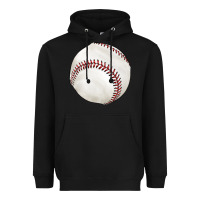 Black baseball Heavyweight Hoodie - texasbilliewilder