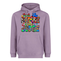 Lavender think before you judge autism Heavyweight Hoodie - Zillion Design Studio