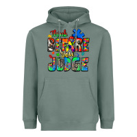 Sage think before you judge autism Heavyweight Hoodie - Zillion Design Studio