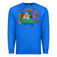 True Royal one spooky teacher Premium Sweatshirt - Zillion Design Studio