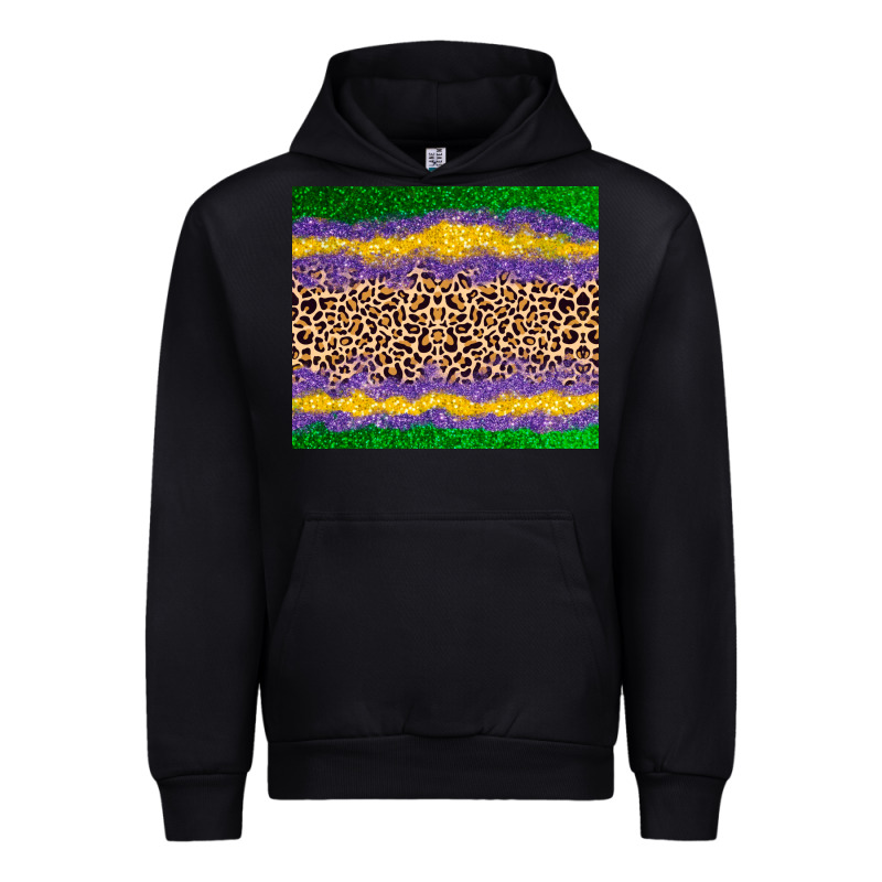 Mardi Gras Leopard Urban Hoodie by AdoDesignShop | Teevron