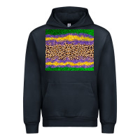 Navy mardi gras leopard Urban Hoodie - AdoDesignShop