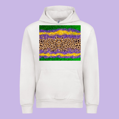 Mardi Gras Leopard Urban Hoodie Designed By Adodesignshop