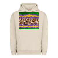Pigment French Oak mardi gras leopard Urban Hoodie - AdoDesignShop