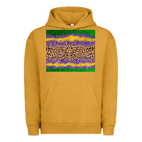 Pigment Peanut Butter mardi gras leopard Urban Hoodie - AdoDesignShop