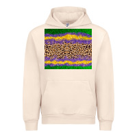 Sandshell mardi gras leopard Urban Hoodie - AdoDesignShop