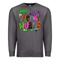 Charcoal Heather one spooky nurse Premium Sweatshirt - Zillion Design Studio
