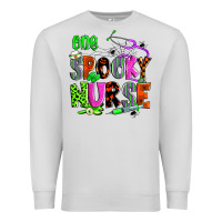 Dove Grey one spooky nurse Premium Sweatshirt - Zillion Design Studio