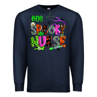 Navy one spooky nurse Premium Sweatshirt - Zillion Design Studio