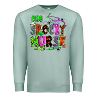 Seafoam one spooky nurse Premium Sweatshirt - Zillion Design Studio