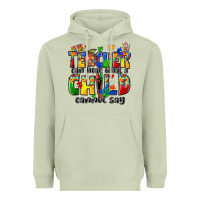 Matcha teacher can hear what a child cannot say Heavyweight Hoodie - Zillion Design Studio