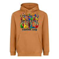 Meerkat teacher can hear what a child cannot say Heavyweight Hoodie - Zillion Design Studio