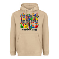 Mushroom teacher can hear what a child cannot say Heavyweight Hoodie - Zillion Design Studio