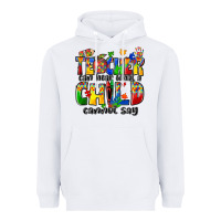 White teacher can hear what a child cannot say Heavyweight Hoodie - Zillion Design Studio