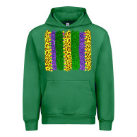 Emerald mardi gras leopard brushstrokes Urban Hoodie - AdoDesignShop