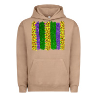 Pigment Burro mardi gras leopard brushstrokes Urban Hoodie - AdoDesignShop