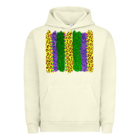 Pigment Pistachio mardi gras leopard brushstrokes Urban Hoodie - AdoDesignShop