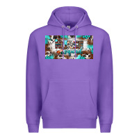 Purple nurse squad license plate Premium Hoodie - BundleAndBundleShop
