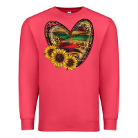 Cardinal western sunflowers heart Premium Sweatshirt - RanaPortraitStore