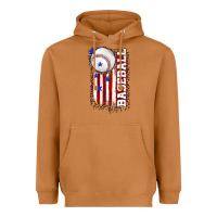 Meerkat baseball american flag Heavyweight Hoodie - texasbilliewilder