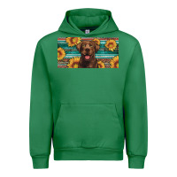 Emerald western chocolate labrador license plate Urban Hoodie - Artiststas